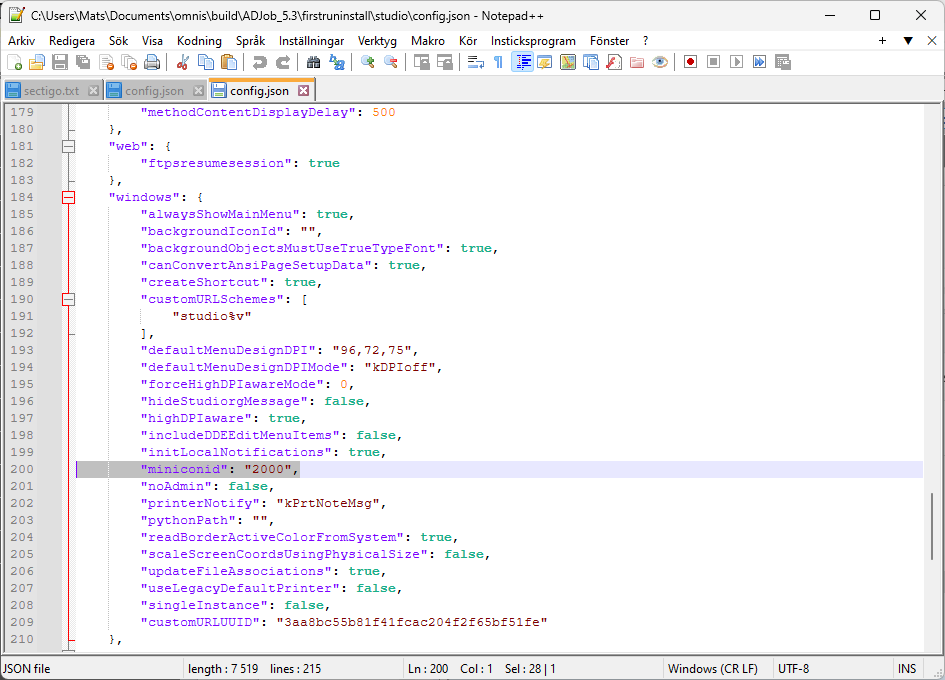 config.json